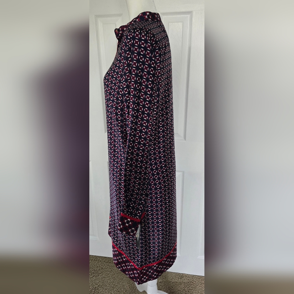 Lauren Ralph Lauren Elegant Patterned Shirt Dress Sz. 6 NWT - Picture 4 of 13